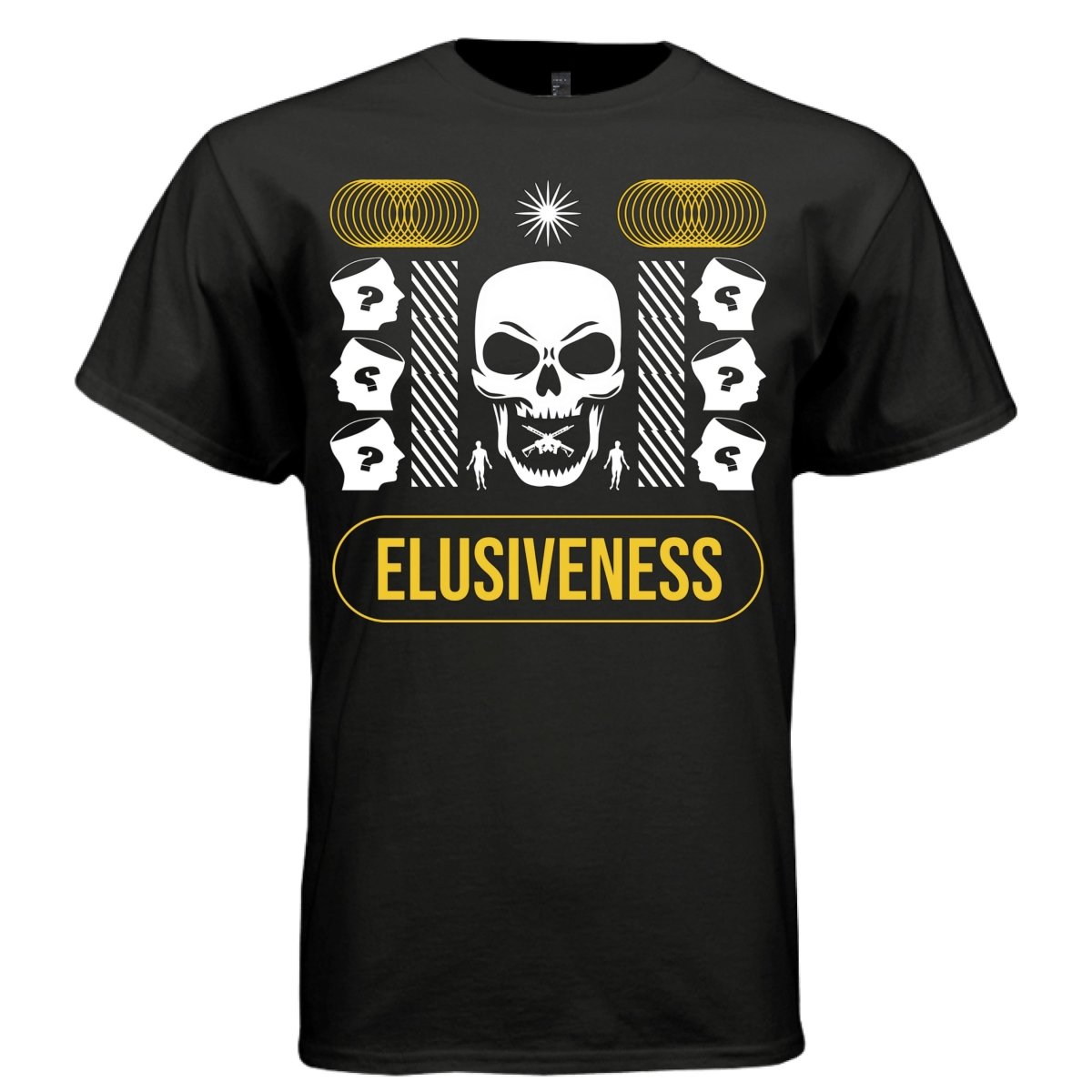 ELUSIVENESS Y2K Skull Rifle Graphic T-Shirt | Unisex Streetwear 399 - Project Hood