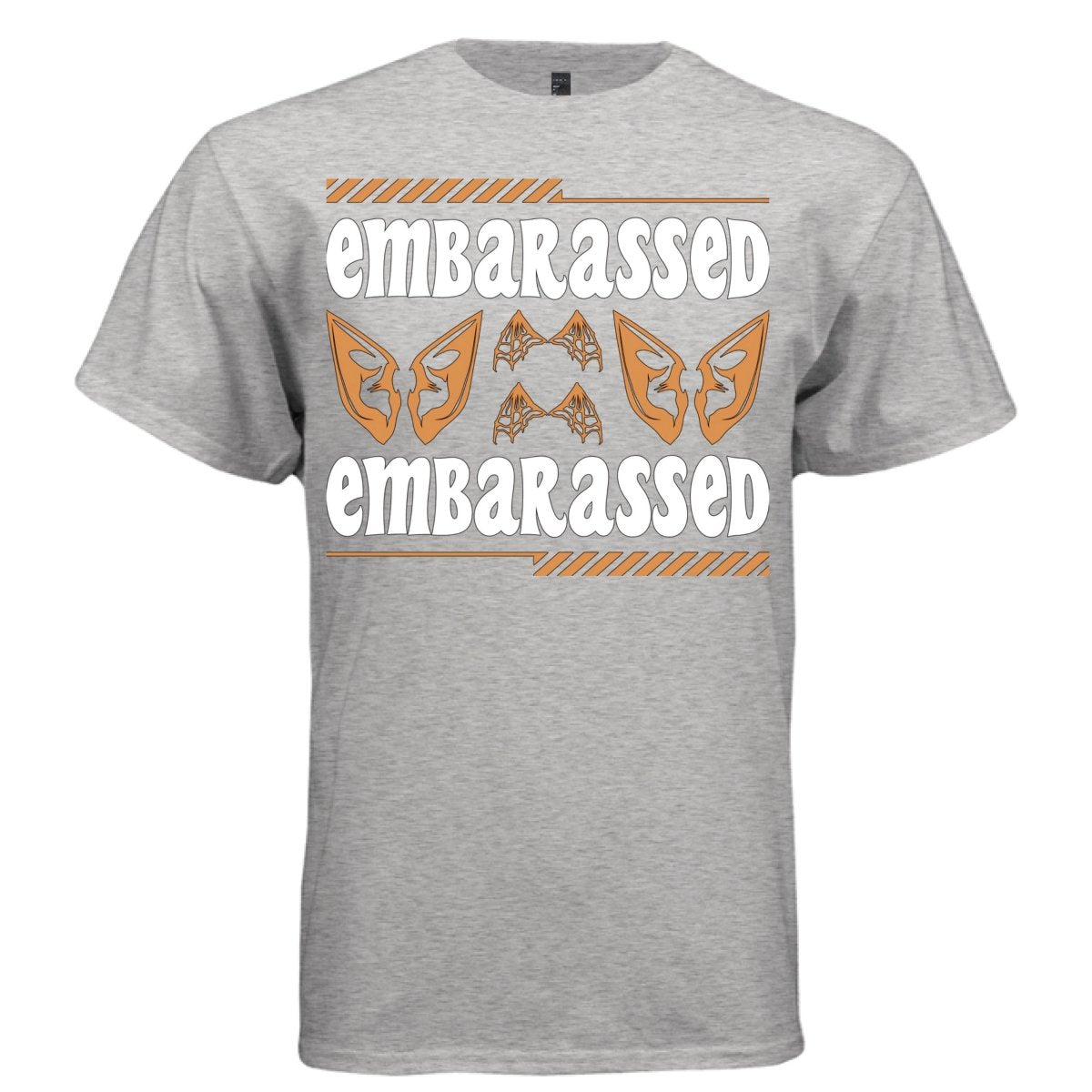 EMBARASSED Y2K Demon Mask Graphic T-Shirt | Unisex Streetwear 400 - Project Hood