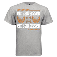 EMBARASSED Y2K Demon Mask Graphic T-Shirt | Unisex Streetwear 400 - Project Hood