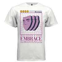 EMBRACE Y2K Streetwear Face Graphic T-Shirt | Unisex Streetwear 404 - Project Hood