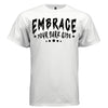 EMBRACE YOUR DARK SIDE Y2K Drip Text Graphic T-Shirt | Unisex Streetwear 402 - Project Hood