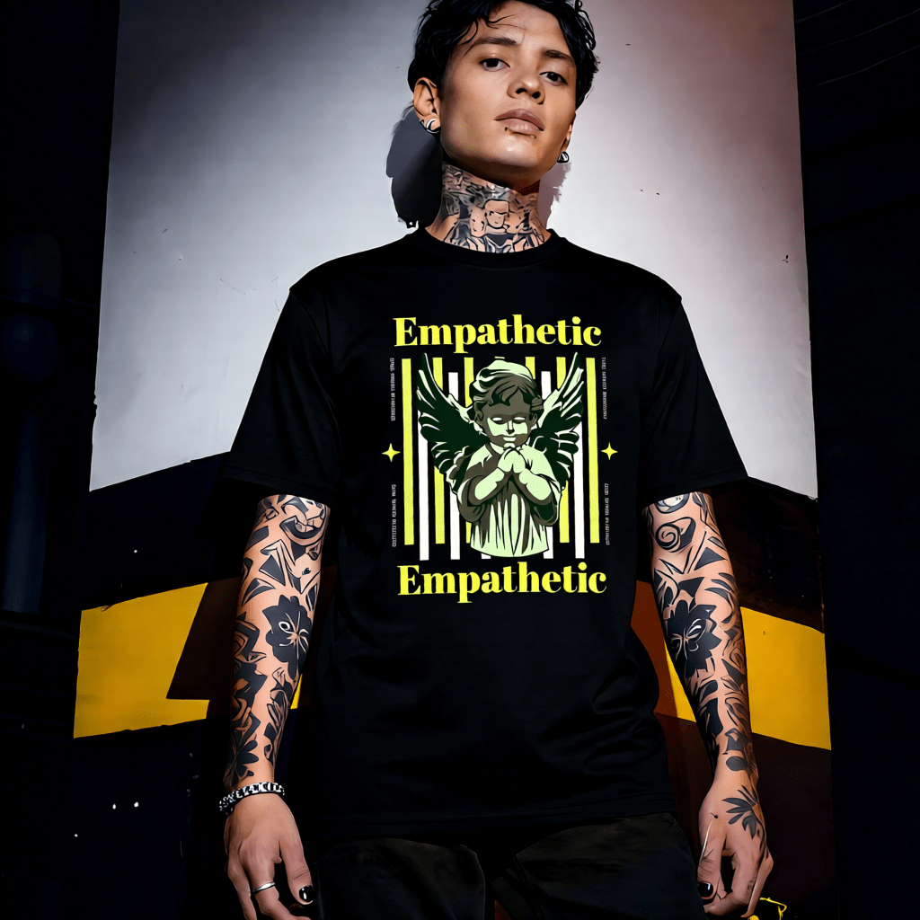 EMPATHETIC Y2K Angel Cherub Graphic T-Shirt | Unisex Streetwear 405 - Project Hood