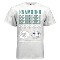 ENAMORED Y2K Teal Rose Graphic T-Shirt | Unisex Streetwear 406 - Project Hood