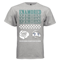 ENAMORED Y2K Teal Rose Graphic T-Shirt | Unisex Streetwear 406 - Project Hood