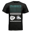 ENAMORED Y2K Teal Rose Graphic T-Shirt | Unisex Streetwear 406 - Project Hood