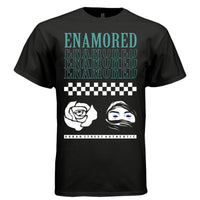 ENAMORED Y2K Teal Rose Graphic T-Shirt | Unisex Streetwear 406 - Project Hood