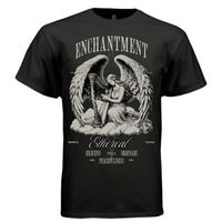 ENCHANTMENT Ethereal Harp Angel Mindful States Oversized Streetwear T-Shirt | Project Hood 91 - Project Hood