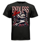 ENDLESS LOVE Grieving Angel Tombstone Rose Oversized Streetwear T-Shirt | Project Hood 205 - Project Hood