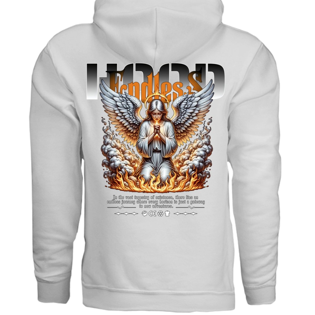ENDLESS Praying Angel Graphic Oversized Hoodie | Project Hood 178 - Project Hood