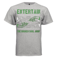 ENTERTAIN THE BROKEN SOUL Y2K Skeleton Hands Graphic T-Shirt | Unisex Streetwear 408 - Project Hood