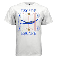 ESCAPE ANYWHERE Y2K Diving Figure Graphic T-Shirt | Unisex Streetwear 412 - Project Hood
