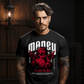 ESCAPE FROM REALITY Marble Angel Statue Oversized Streetwear T-Shirt | Project Hood 102 - Project Hood