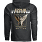 ESCAPE FROM REALITY Marble Angel Wireframe Grid Oversized Hoodie | Project Hood 92 - Project Hood