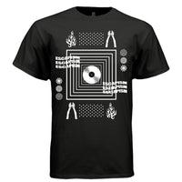 ESCAPISM Y2K Vinyl Spiral Graphic T-Shirt | Unisex Streetwear 413 - Project Hood