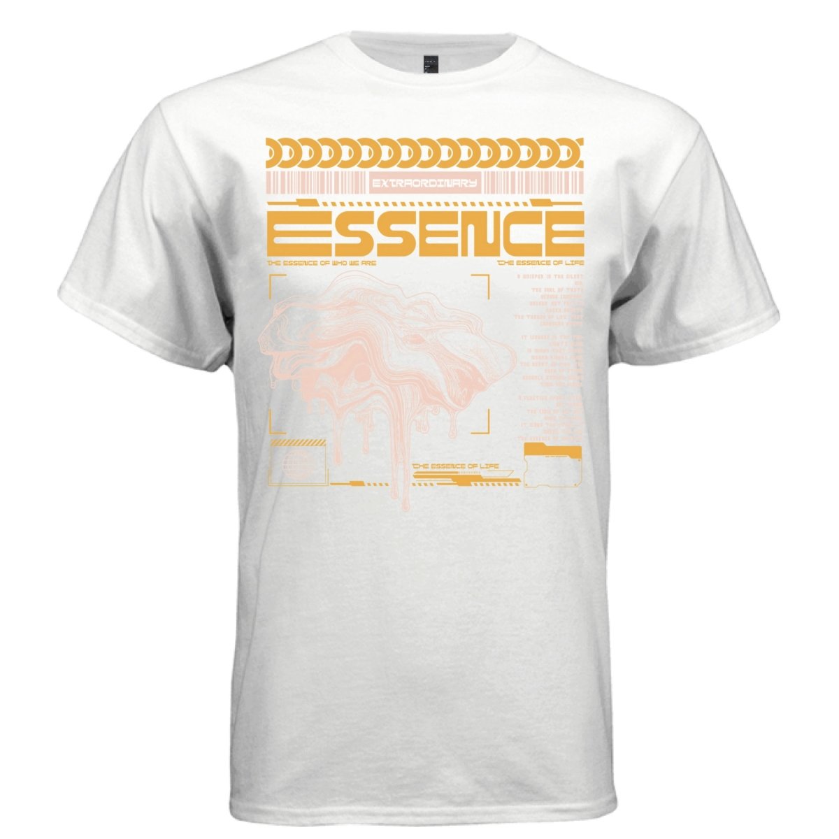ESSENCE Y2K Marble Drip Graphic T-Shirt | Unisex Streetwear 414 - Project Hood