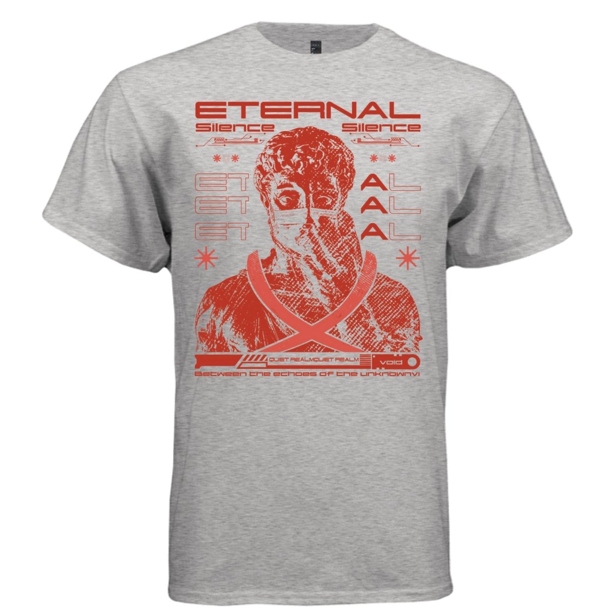 ETERNAL SILENCE Y2K Masked Bust Graphic T-Shirt | Unisex Streetwear 416 - Project Hood