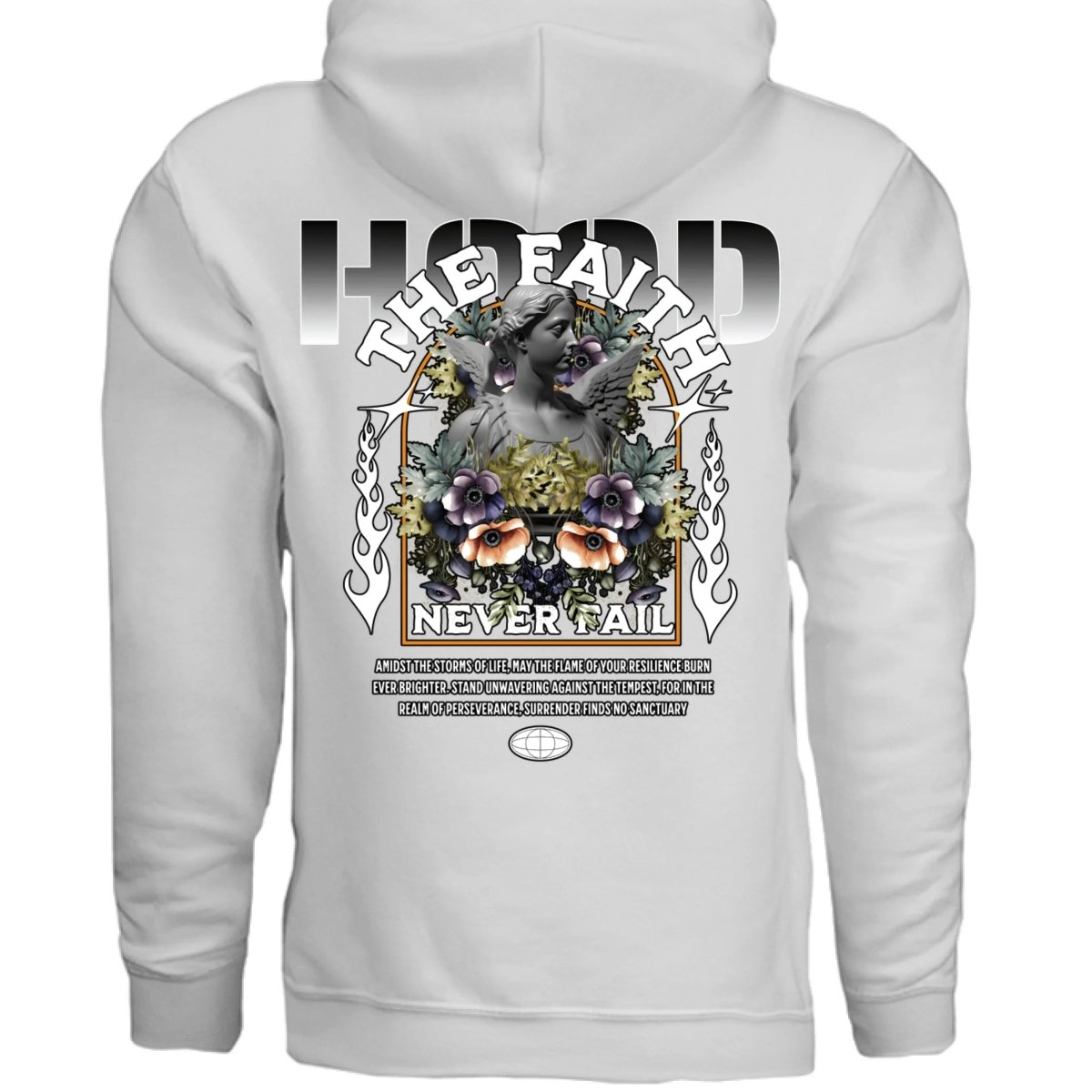 FAITH NEVER FAIL Oversized Streetwear Hoodie | Project Hood 19 - Project Hood