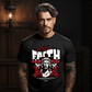 FAITH OVER FEAR Jesus Graphic T-Shirt | Christian Streetwear | Deuteronomy Quote | Project Hood | 58 - Project Hood