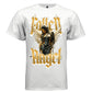 FALLEN ANGEL Gold Drip Gothic Wings Black Oil Oversized Streetwear T-Shirt | Project Hood 179 - Project Hood