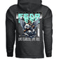 FEARLESS Angel Rifle Chain Fence Oversized Hoodie | Project Hood 94 - Project Hood