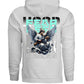 FEARLESS Angel Rifle Chain Fence Oversized Hoodie | Project Hood 94 - Project Hood
