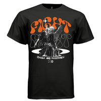FIGHT SPIRIT Struggle and Persistence Angel Graphic T-Shirt | Orange Retro Streetwear | Project Hood | 60 - Project Hood