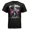 Fly Deep Dark Wing Angel Melting Neon Pink Graphic Tee | Project Hood 78 - Project Hood