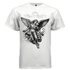 FLY HIGH Angel Graphic T-Shirt | Minimalist Streetwear | Wings of Ascension | Project Hood | 48 - Project Hood