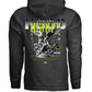 FORLORN HEART Green Cherub Rebel Graphic Oversized Hoodie | Project Hood 127 - Project Hood