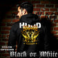 HOLLOW VIRTUE dual golden angel statues barbed wire oversized black hoodie Project Hood