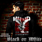 Model wearing gothic angel graphic oversized hoodie with dark art design. 
