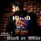 Model wearing gothic angel graphic oversized hoodie with dark art design. 
