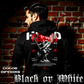 Model wearing gothic angel graphic oversized hoodie with dark art design. 