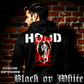 Model wearing gothic angel graphic oversized hoodie with dark art design. 