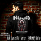 Model wearing gothic angel graphic oversized hoodie with dark art design. 