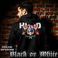 MYSTIC DREAMS dual angels Earth fire chain link red DREAMS oversized black hoodie Project Hood