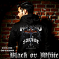 Model wearing gothic angel graphic oversized hoodie with dark art design. 