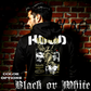 Model wearing gothic angel graphic oversized hoodie with dark art design. 