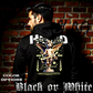 Model wearing gothic angel graphic oversized hoodie with dark art design. 