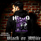 Model wearing gothic angel graphic oversized hoodie with dark art design. 