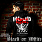 Model wearing gothic angel graphic oversized hoodie with dark art design. 