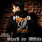 Model wearing gothic angel graphic oversized hoodie with dark art design. 