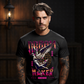 dream maker pink orange gradient angel wings leaping globe retro oversized tee Project Hood