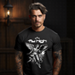 FLY HIGH Angel Graphic T-Shirt – Minimalist Monochrome Streetwear by Project Hood