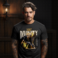 Lost Divinity fallen angel oversized streetwear t-shirt with gold drip celestial graphic — Project Hood
