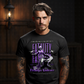 FATALITY Finality's Embrace Graphic T-Shirt – Purple Gothic Mourning Streetwear by Project Hood