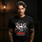 Silence Things You Don't Know angel rifle oversized graphic tee front view — Project Hood streetwear