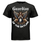 GUARDIAN OF THE SKYLINE Praying Angel Cityscape Oversized Streetwear T-Shirt | Project Hood [129] - Project Hood