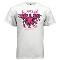 GUARDIAN Pink Drip Angel Wings Horns Cross Oversized Streetwear T-Shirt | Project Hood 152 - Project Hood