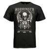 HARBINGER Winged Skull Death Rebirth Gothic Oversized Streetwear T-Shirt | Project Hood 181 - Project Hood
